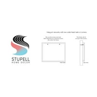 Stupell Industries Božićni prikazi grafička umjetnost na kućnom pragu grafičke umjetnosti siva uokvirena umjetnička