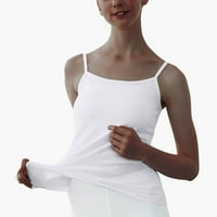 Ženske pripijene bluze u A-listi, majice s naramenicama, jednobojni korektivni vrh
