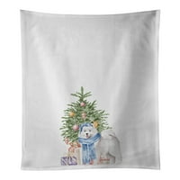 Kardigan Corgi Božićni pokloni i božićno drvce bijeli kuhinjski ručnik Set