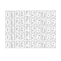 naljepnice s brojevima poštanskih sandučića za vanjske setove 0 - reflektirajuće naljepnice s brojevima, izdržljivi