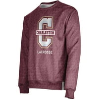 Muški maroon charleston cougars lacrosse ime Drop Crewneck pullover dukserica