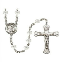 Srebrna krunica Svete Paule, Travanjski Kristal, kuglice uglačane vatrom, medalja veličine križa, šarm