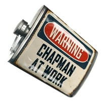Upozorenje tikvica Chapmana na poslu Vintage zabavni znak posla