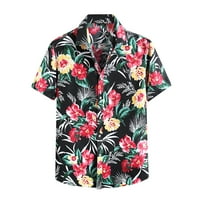 Rasprodaja muških vrhova od $ $ Muška havajska košulja na Plaži kratkih rukava s ovratnikom, ljetne Ležerne košulje