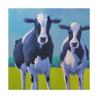 Zaštitni znak likovne umjetnosti 'krava pals ii' platno umjetnost od strane carol young