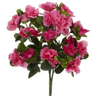 Gotovo prirodno 13 Azalea Plastična umjetna biljka, ružičasta