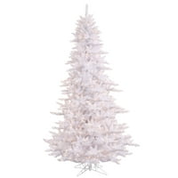 Umjetno božićno drvce od bijele smreke od 6,5 Stopa, prozirne žarulje sa žarnom niti s tvrdim premazom
