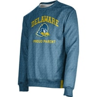 Muški kraljevski delaware borba 'plave kokoši ponosni roditelja ime Drop Crewneck pullover dukserica