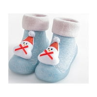 Dječje cipele za šetnju u donjem rublju, božićne zimske plišane Cipele za malu djecu, čarape za malu djecu od
