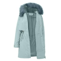 Tople jakne za žene dugi rukavi Čvrsta boja Tees jesenski proljetni pulovershirt labave ležerne bluze otvorene