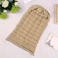 -Groee Slouchy Beanie za žene Zimske šešire za dečke Cool Beanies Žene vunene pređe pletene tople debele Skully