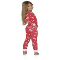Dvodijelni Set pidžame za žene 4-16 godina, Jelen, Veličina: 6