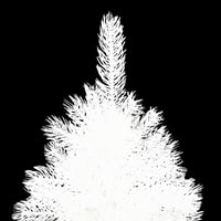 Umjetno božićno drvce s realističnim iglicama u bijeloj boji 94,5