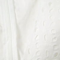 Rođendanske haljine Plus size ženske čipkaste žakard kratke hlače s džepom s podstavom, Plus size haljina s izrezom