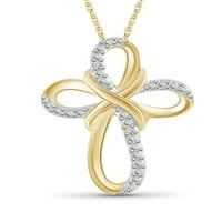 Jewelersclub Diamond Cross privjesak ogrlica za žene