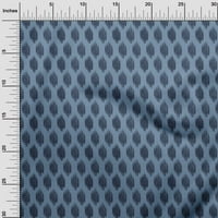 Jednobojni pamučni poplin sivkasto-plava Tkanina s geometrijskom linijom Pribor za prošivanje tkanina za šivanje