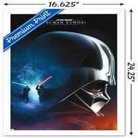 Zidni plakat Ratovi zvijezda: Obi-Van Kenobi-Darth Vader, uokviren 14.725 22.375
