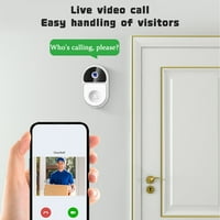 Suokom Smart bežični daljinski videozapise Inteligentna vizualna vizualna vrata Home Intercom hd noćni vid Wifi